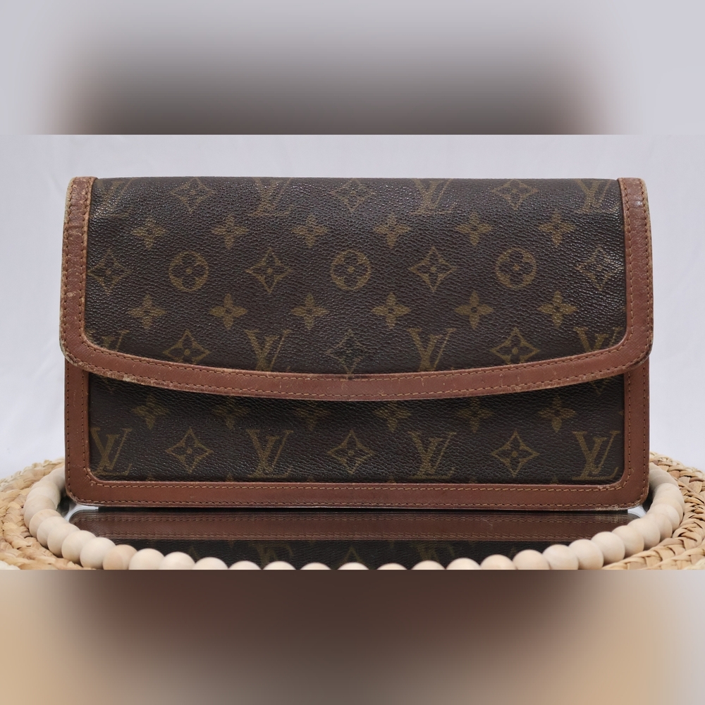 Pre-Owned Louis Vuitton Monogram Pochette Dame GM Clutch Bag With Dust Bag + COA